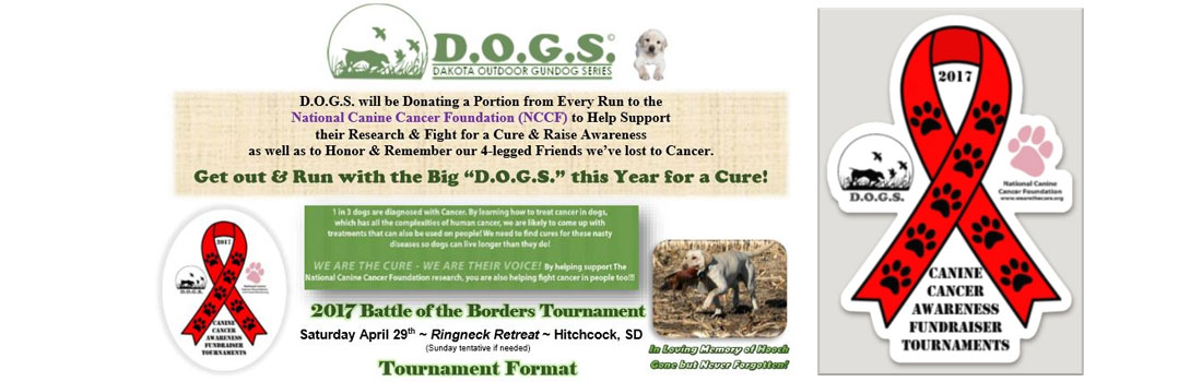 D.O.G.S. Birddog Hunting Series raises Donations & Awareness for NCCF