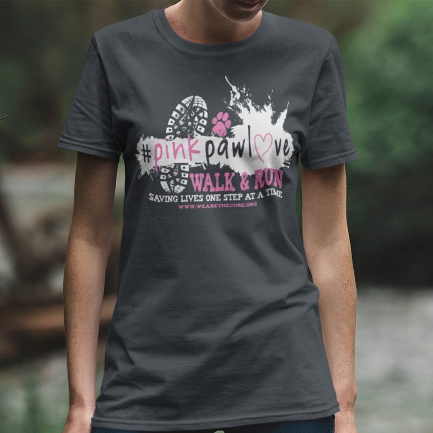 #PinkPawLove Walk & Run Short Sleeve Tee