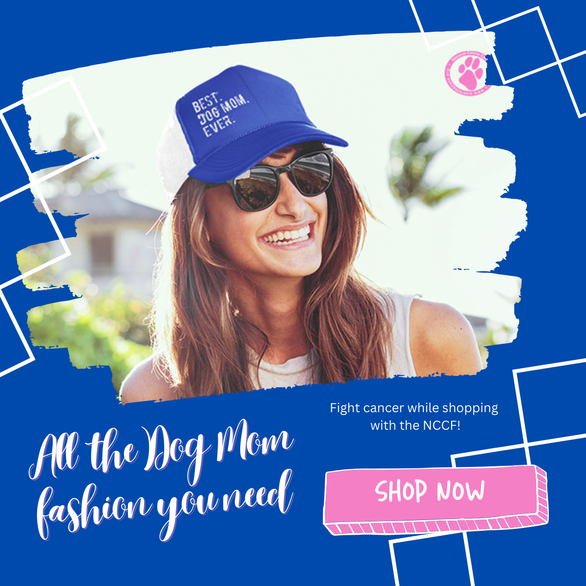 Best Dog Mom Ever hat, fun fashion